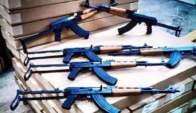 اللجان الثورية اليمنية تضبط أسلحة أرسلتها الرياض للأرهابيين