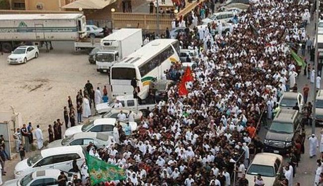 بالصور: تشييع شهداء تفجير القديح الارهابي بحضور جماهيري