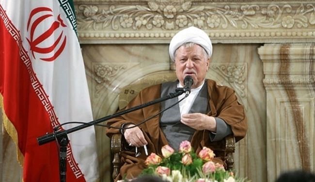 رفسنجاني: القضية النووية احدى ساحات اختلافنا مع القوى العالمية