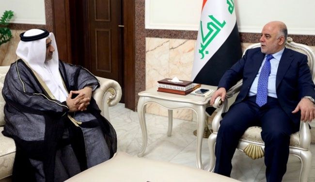 العبادي للإمارات: على دول المنطقة أن تعي خطر 