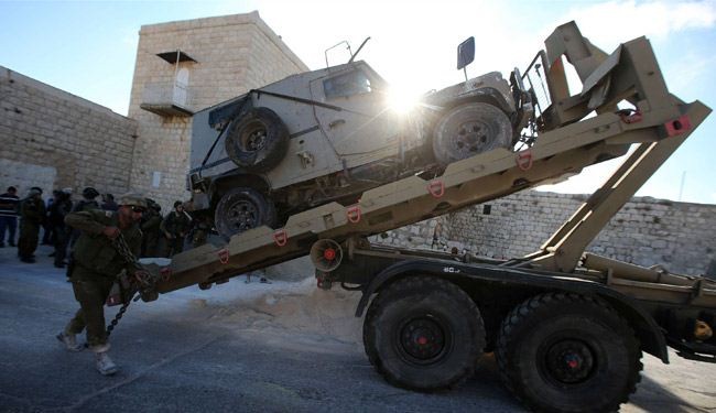 استشهاد فلسطيني صدما بآلية عسكرية اسرائيلية بالضفة الغربية