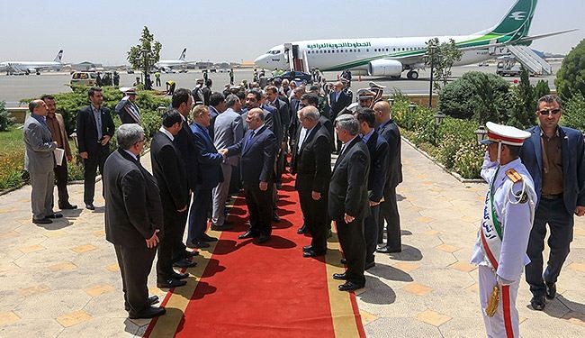 جهانغيري يستقبل العبادي ويجريان مباحثات ثنائية