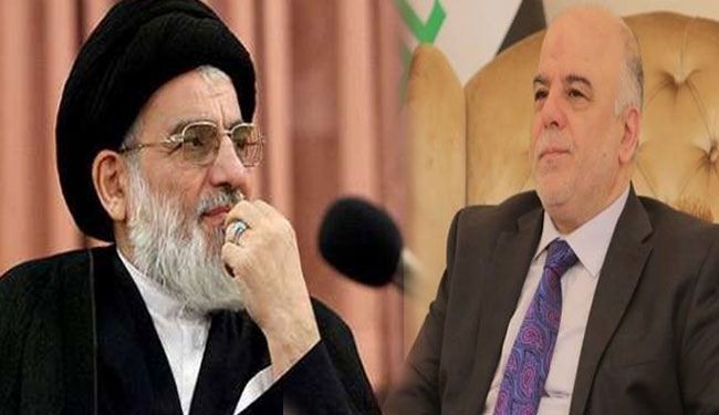 العبادي يبحث مع الشاهرودي سبل محاربة 