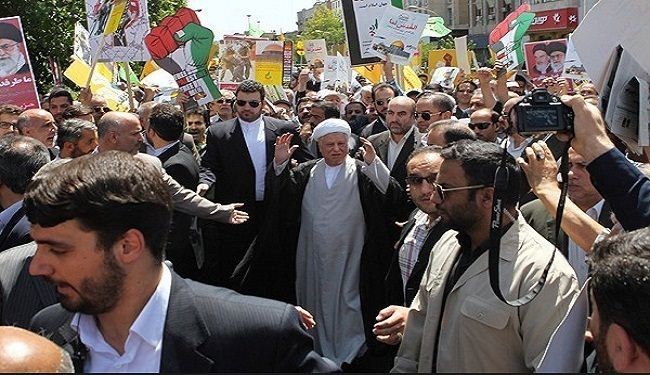 الشيخ رفسنجاني: الشعب الفلسطیني من اکثر شعوب العالم مظلومیة