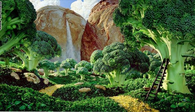 تابلوهای دیدنی و خوردنی + عکس