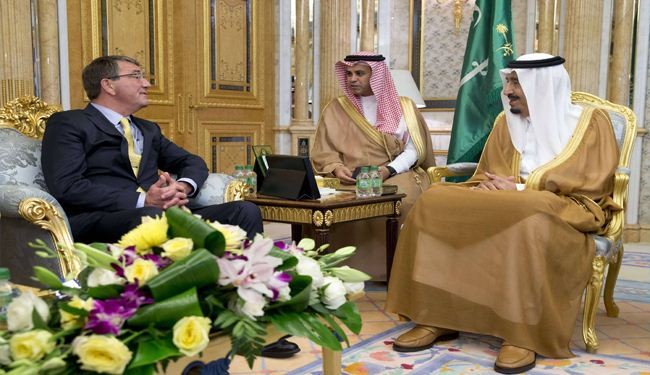 أشتون كارتر: الملك سلمان وابنه أبدوا تأییدهم للاتفاق النووي