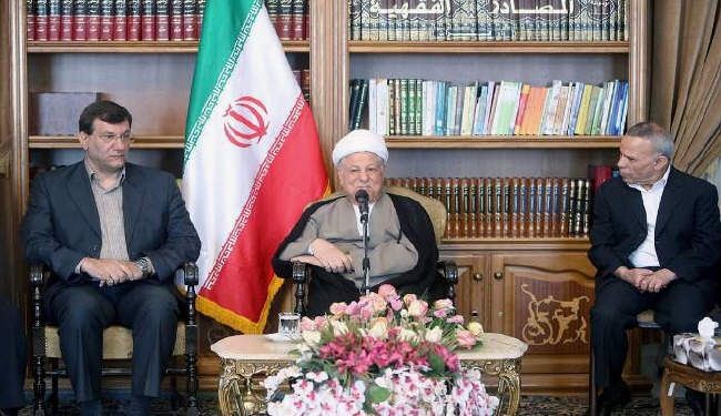 رفسنجاني: الکیان الصهیوني هو المعارض الوحید للاتفاق النووي