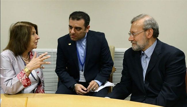 لاريجاني ينتقد عدم وجود ارادة دولية لمكافحة الارهاب