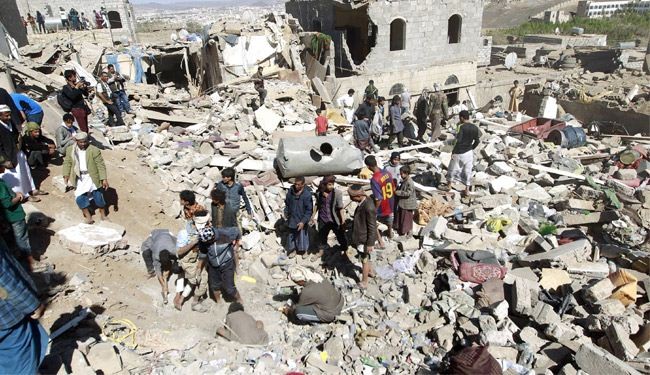 طيران العدوان السعودي يرتكب مجزرة في تعز