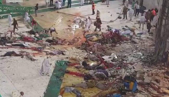 107 قتلى على الاقل في سقوط رافعة الحرم المكي