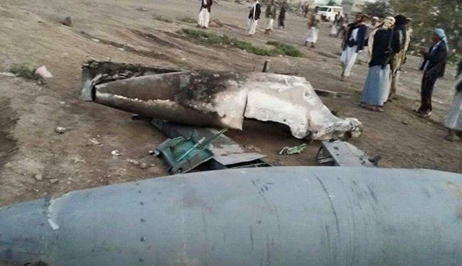 اسقاط طائرة تجسس تابعة للعدوان السعودي في صعدة
