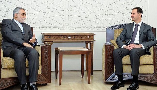 الاسد وبروجردي يبحثان مكافحة الإرهاب بالمنطقة