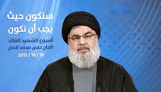 السيد نصر الله: المقاومة المتجددة؛ الأمل الوحيد لزوال الاحتلال