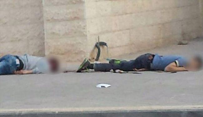بالصور؛ إصابة فلسطينيين بزعم تنفيذهما عملية طعن بالقدس