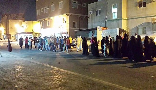 بالصور.. تظاهرة بحرينية تندد باعتقال الشيخ المبشّر