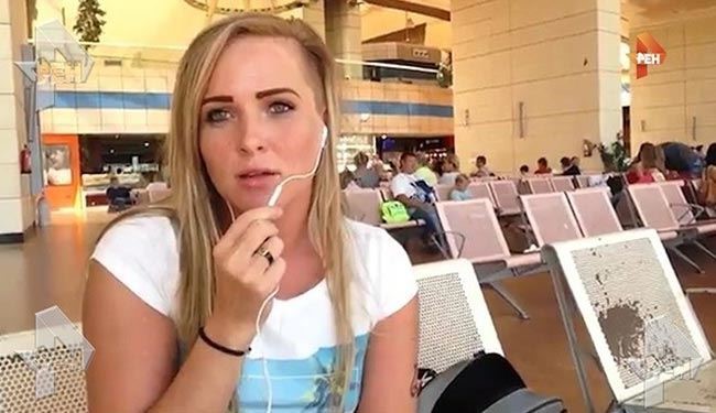 فتاة تنجو بأعجوبة من كارثة الطائرة الروسية في سيناء
