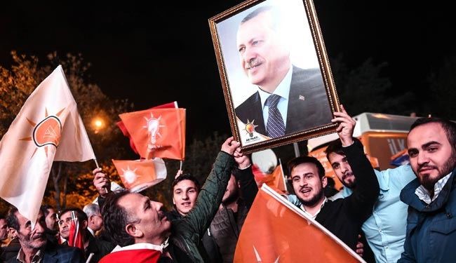 أردوغان مدين بفوزه الأنتخابي ل