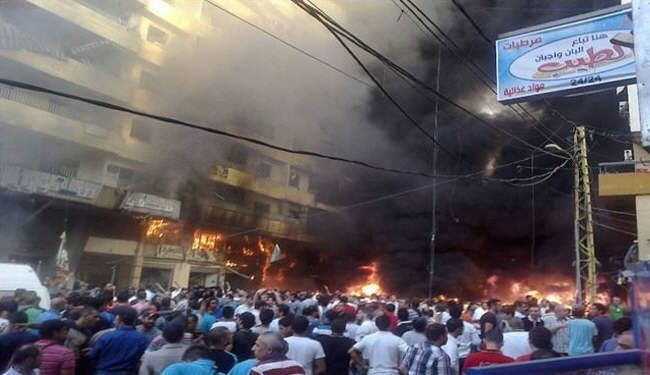 اكثر من 40 شهيدا بتفجيرين انتحاريين في الضاحية الجنوبية لبيروت