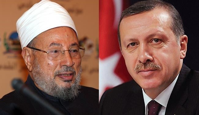 القرضاوي وأردوغان .. 
