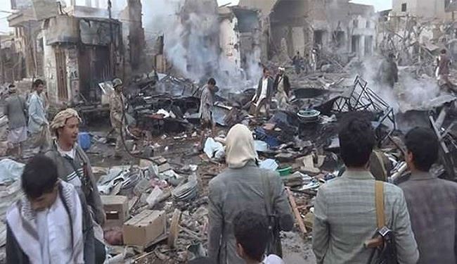 مجازر العدوان السعودي تتناثر في صنعاء وحجة وتعز ولحج