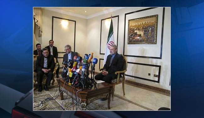 لاريجاني: ايران تحارب الارهاب بالافعال وليس بالاقوال