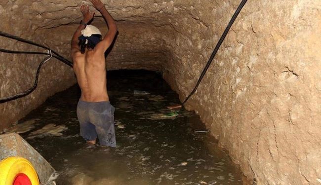 وزير اسرائيلي: اغراق مصر لانفاق غزة تم بطلب منا