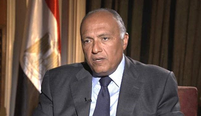 سامح شكري: عدم جدوى العمل العسكري للازمة السورية