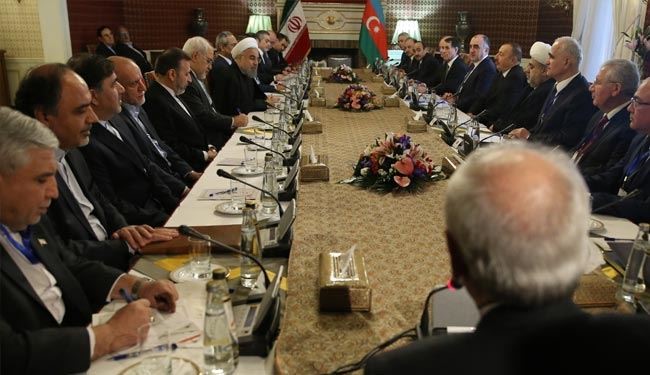روحاني: العلاقات بین طهران وباکو استراتیجیة
