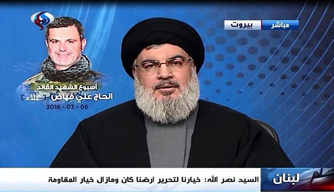 السيد نصرالله: من يرد أن يرفع الصهاينة يسقط معهم