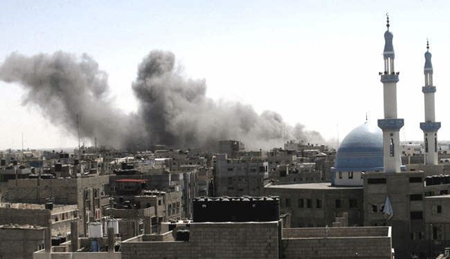 استشهاد طفل فلسطيني في غارة اسرائيلية على قطاع غزة