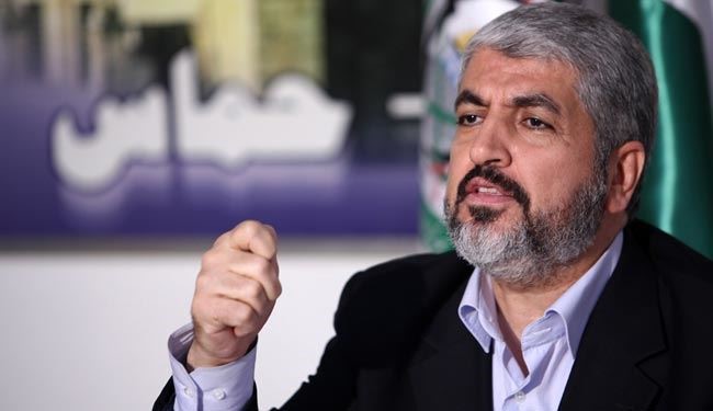 مشعل: فلسطینی ها از خود دفاع می کنند