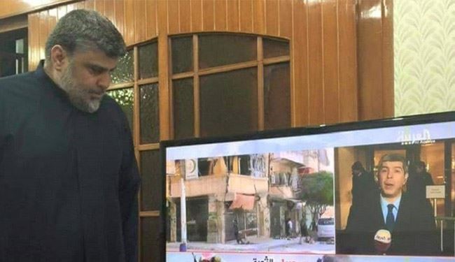 مقتدى الصدر ينفي بالصورة خبر اغتياله