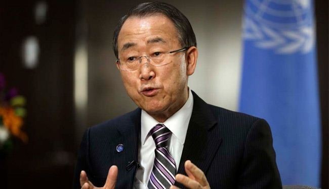 بان كي مون يدين تفجيرات بروكسل 