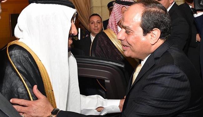 ملككم دعم السيسي بإنقلابه واستولى على تيران وصنافير