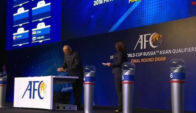 ايران وسوريا في مجموعة واحدة بتصفيات كأس العالم