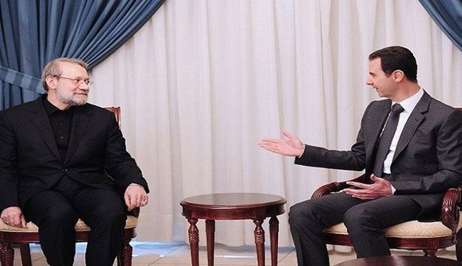استراتيجية ايران قائمة على التعاون الوثيق مع سوريا