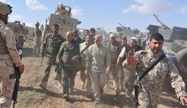 الحشد الشعبي يجلل مواقف ايران واللواء سليماني