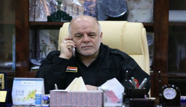 العبادي يطلب من المحتجين عدم التظاهر بسبب معركة الفلوجة