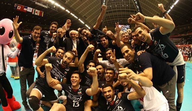 المنتخب الوطني الايراني للكرة الطائرة يتأهل لاولمبياد البرازيل