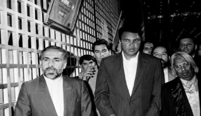 شاهد بالصور.. محمد علي كلاي في ايران