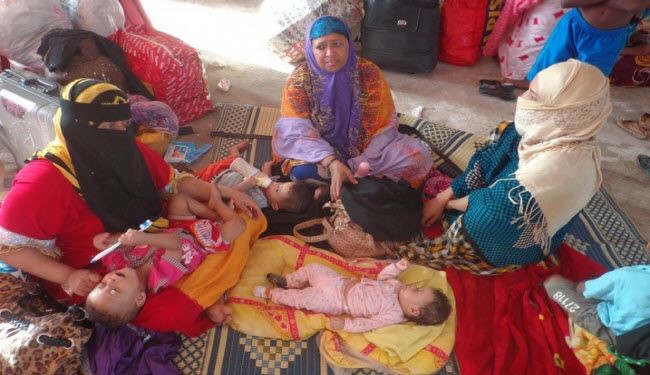 كارثة أنسانية في اليمن.. 7 آلاف أسرة نازحة في الجوف