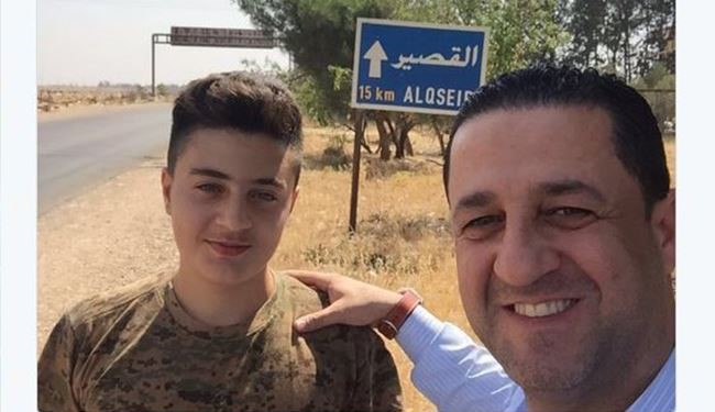 حسين مرتضى يزف ابنه مقاوما الى جانب اخوته بالقصير+صورة
