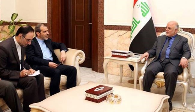 دانائي فر يؤكد للعبادي دعم ايران للعراق في حربه ضد 
