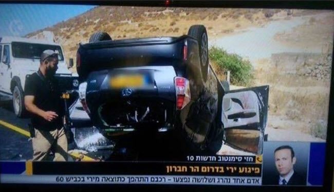 مقتل مستوطن وإصابة 3 بجراح بالغة بإطلاق نار غرب الخليل+صور