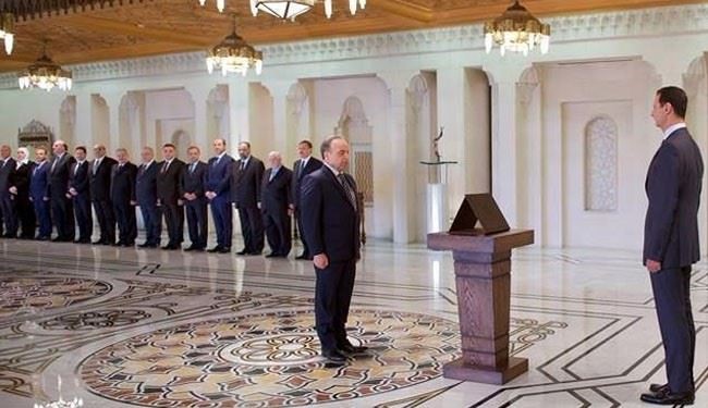 دولت جدید سوریه سوگند یاد کرد