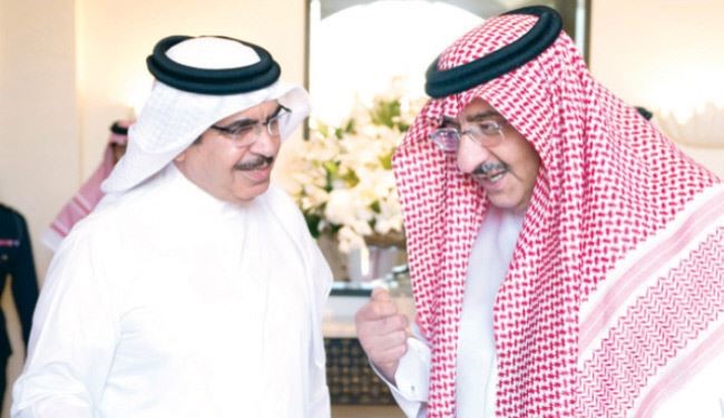 بن نايف يناقش مع آل خليفة سبل القمع في البحرين!