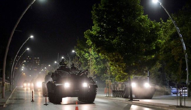 اعتقال 1563بانقلاب تركيا وهجوم بالقنابل على البرلمان+اخر الاحداث