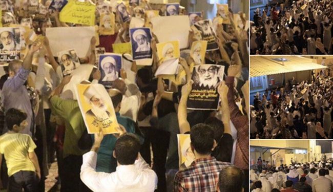 بالصور؛ استمرار الاعتصام لليوم الـ28 امام منزل الشيخ عيسى قاسم