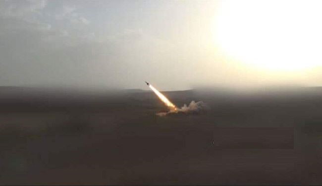 إطلاق صاروخ باليستي نوع زلزال3 على المرتزقة في الجوف