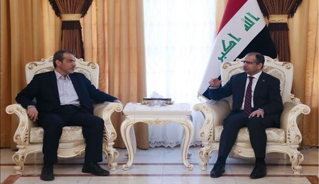 دانائي فر والجبوري يبحثان التعاون الثنائي والتطورات الأمنية